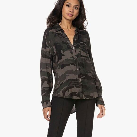 RAILS CAMO BUTTON DOWN WITH POCKETS SIZE MED - Picture 1 of 8